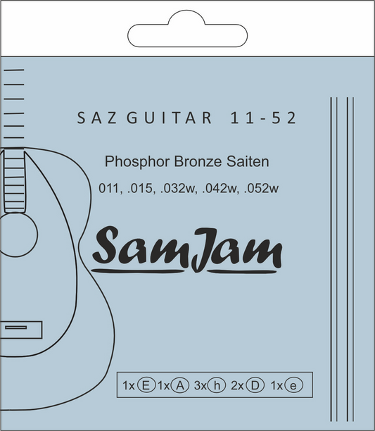 Samjam Sazguitar Strings Acoustic für SG-06
