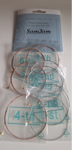 Samjam Sazguitar Strings Acoustic für SG-06